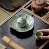 Banana Moon Ceramic Tea Coaster & Snack Plate Set - Gaiwan Pot Mat & Tea Ceremony Accessories