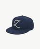 Jelolaunji [5 Panels] Vintage Logo Ball Cap Navy