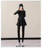Women's Autumn/Winter 2024 Casual Sports Suit: Yoga Skirt Pants & Morning Run Outfit