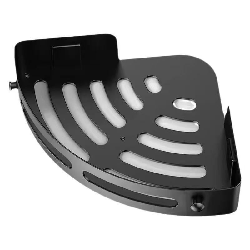 

Настенная угловая полка для кухни и ванной комнаты без сверления для специй и туалетных принадлежностей