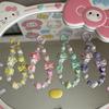 Sanrio Bow Knot Beaded Phone Lanyard & Keychain for Girls