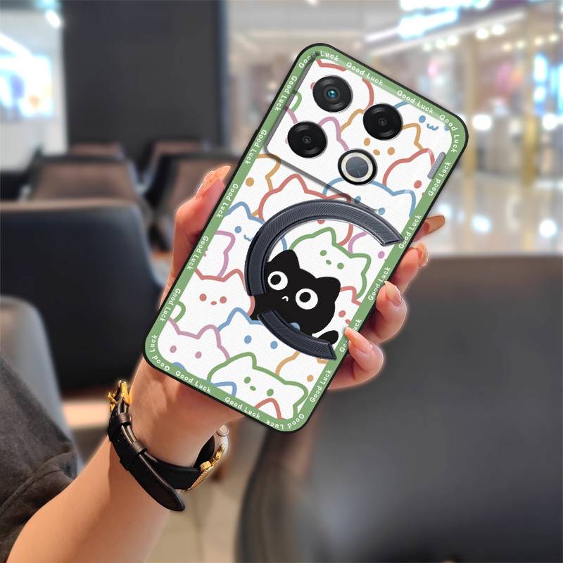 Phone Pouch Shockproof Phone Case For Infinix GT 20 Pro/X6871 Fashion Design Full Wrap Cute Silicone Graffiti Durable