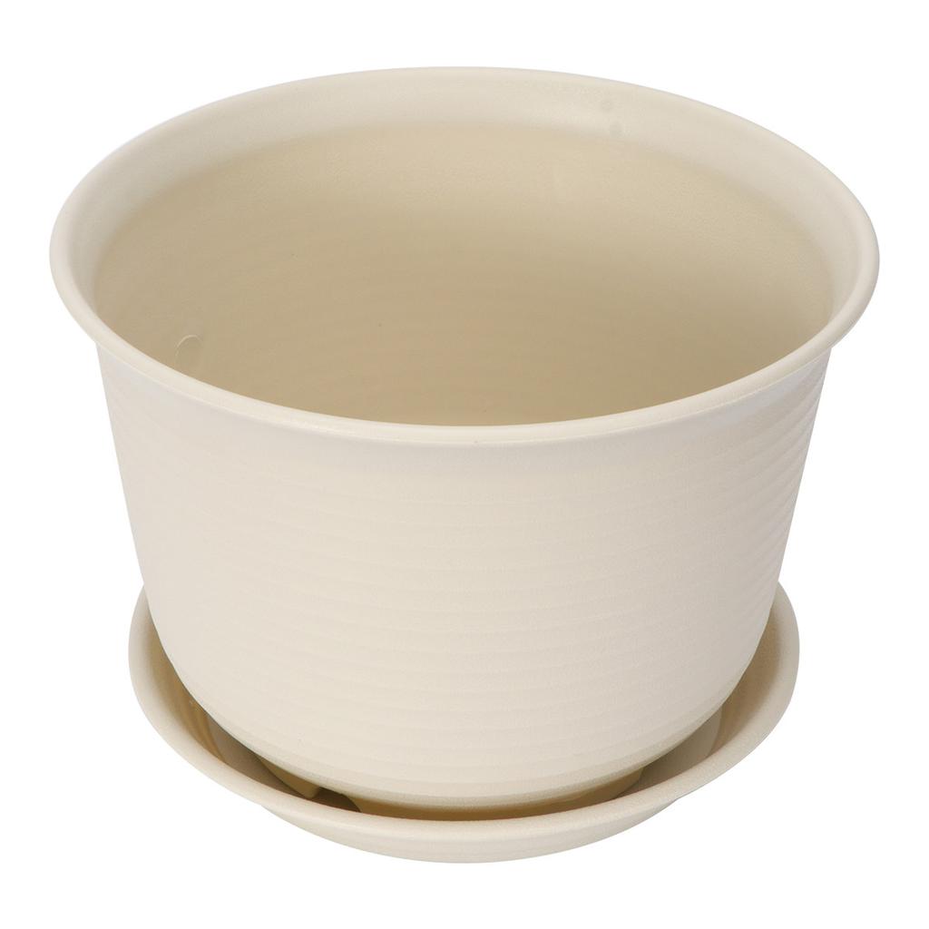 Colorful Resin Flower Pots Medium Apricot Thickened Plastic Plant Pots Nursery Planter for Succulent Seedlings Crafts