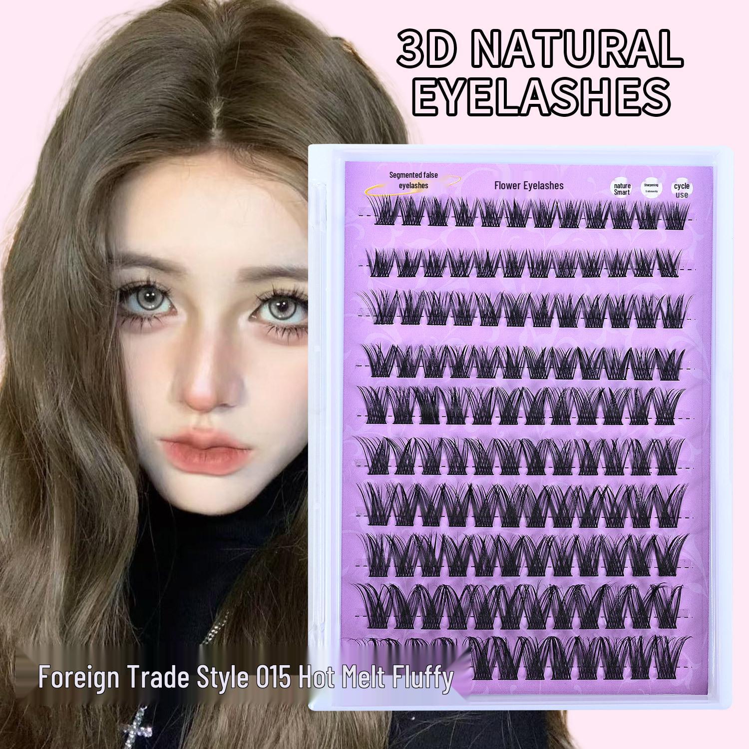 

10-Row Thick Mink Fur Eyelashes with Large Capacity