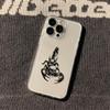Gothic Skull Scorpion Tattoo Print Clear Phone Case for iPhone 17 16 15 14 13 12 11 16E Series Pro Max Plus