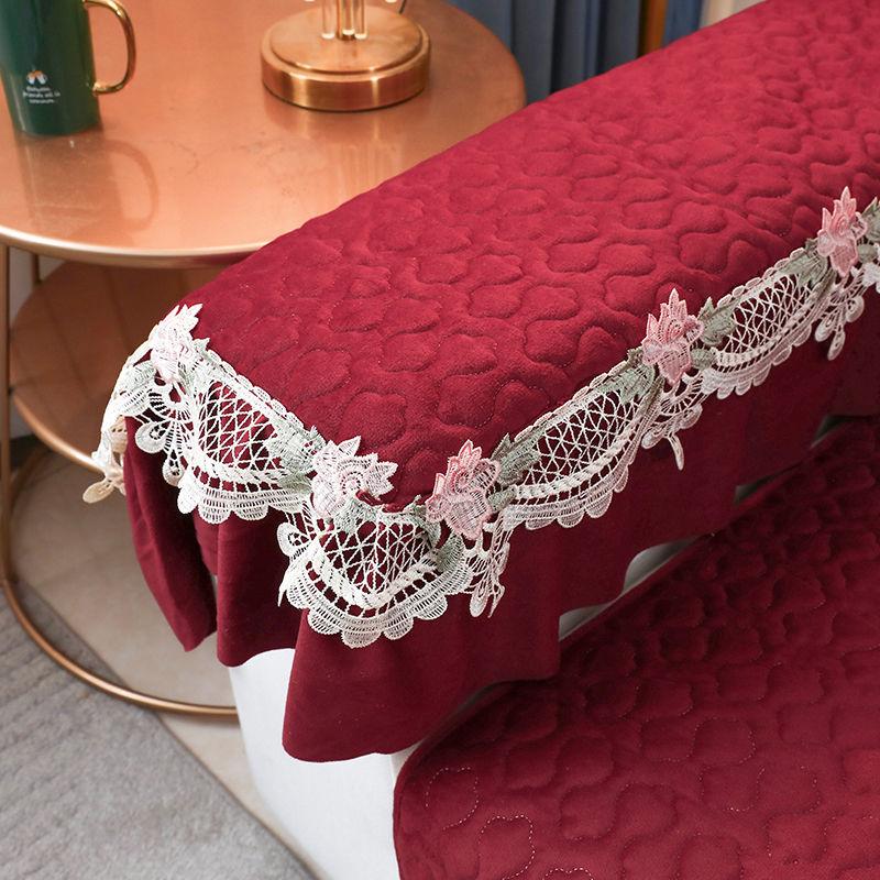 Plush Sofa Covers Four Seasons Sofa Towel Fabric Seat Cushion Backrest Towel Simple Modern Couch Cover Non-slip Sofa Bed Cover