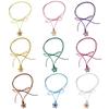 Unique Colorful Flower Clavicle Chain Elegant Floral Collar Necklace Tie Up Chain Acrylic Flower Choker Summer Beach