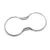 Car ABS Chrome Front Water Cup Holder Panel Cover Trim for Jeep New Compass 2017 - 2019 Inner Decoration Stickers  Accessories