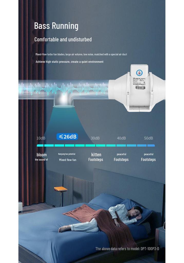 Nanyang Youwei Silent Mixed Flow Ventilation Fan