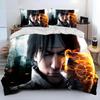 Game King Of Fighters Retro Bedding Set Boys Girls Twin Queen Size Duvet Cover Pillowcase Bed Kids Adult Home Textileextile Tool