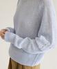 Oteumilkape (Unisex) Paper Pullover Knit - Sky Blue