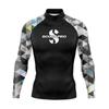 SCUBAPRO Muta Uomo UPF + 50 Protezione Solare da Spiaggia Costume da Bagno Manica Lunga Sport da Surf Anti-Medusa