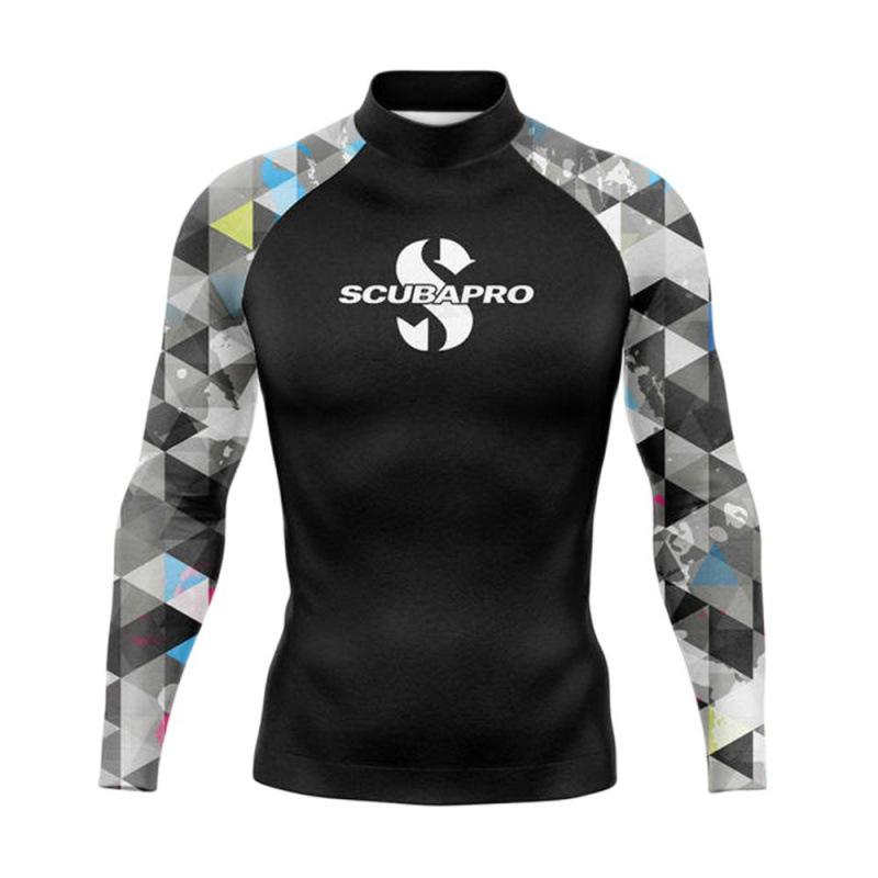 SCUBAPRO Muta Uomo UPF + 50 Protezione Solare da Spiaggia Costume da Bagno Manica Lunga Sport da Surf Anti-Medusa