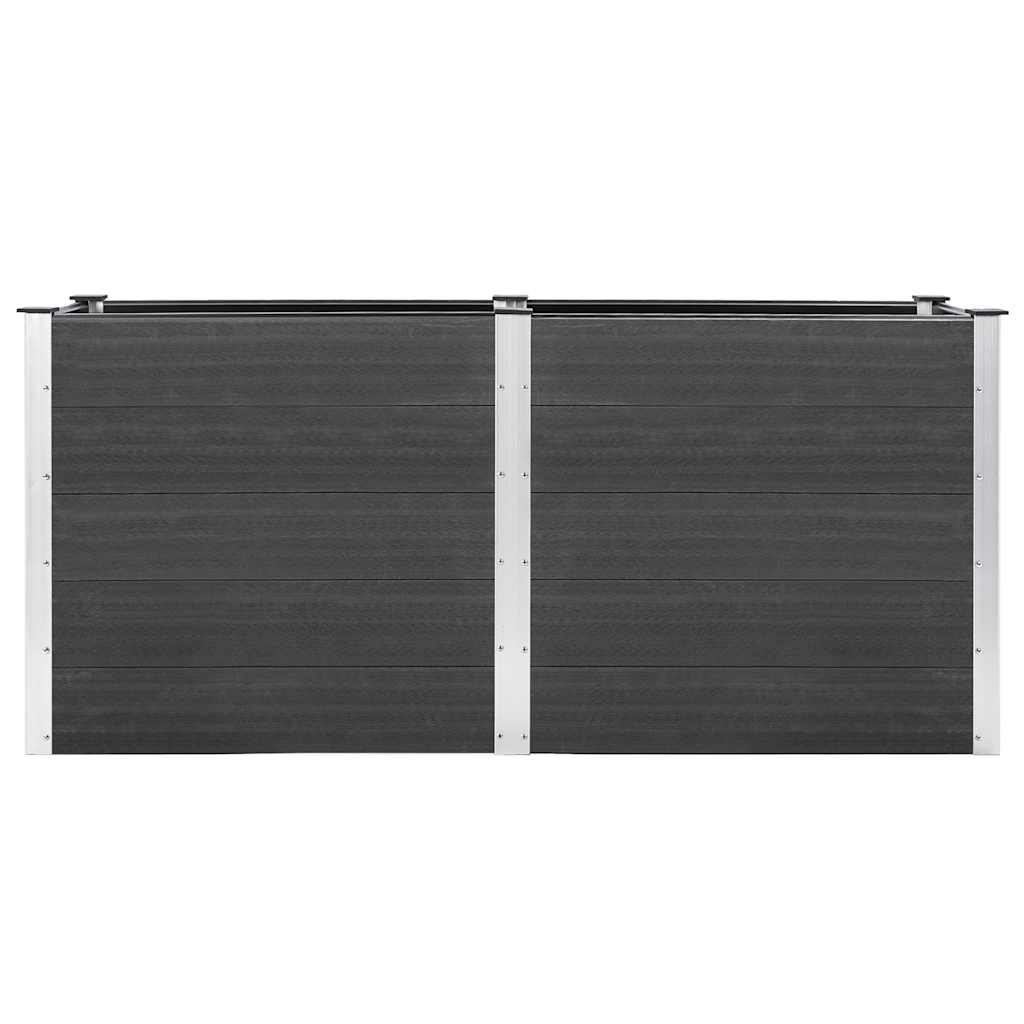 Vidaxl Podwyższona Donica Ogrodowa, 200X50X91 Cm, Wpc, Szara