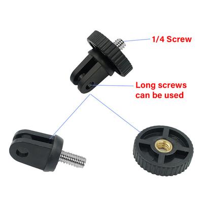 1/4 Inch Screw Tripod Adapter 360 Rotating Mount Holder For GoPro 12 11 10For Insta360 X5 X4 For DJI Osmo 360 Camera Accessories