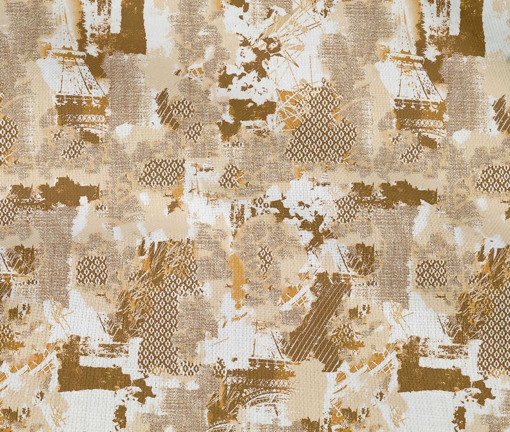 oneOone Cotton Flex Light Beige Fabric Abstracts Diy Clothing Quilting Fabric Print Fabric By Yard 40 Inch