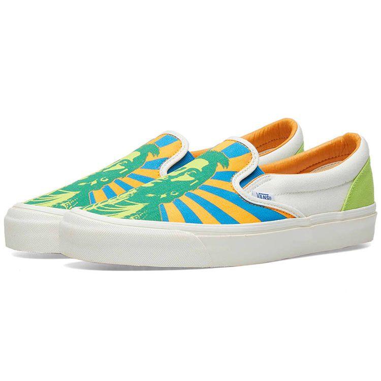 Vans John Van Hamersveld x OG Classic Slip-On Sunrise Unisex Sneakers Yellow Thundercloud VN000UDFQLW