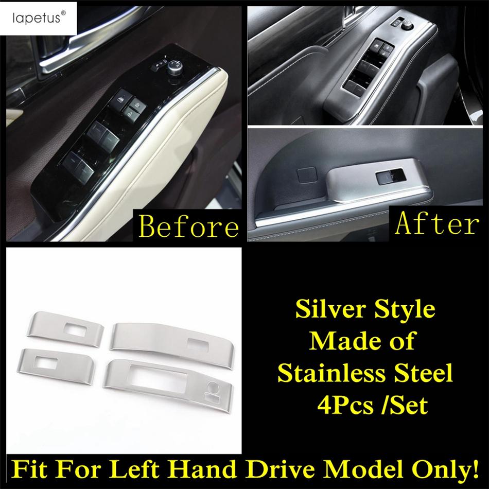 Car Door Armrest Window Glass Lift Switch Panel Control Frame Cover Trim For Toyota Highlander / Kluger  - 2025 Accessories