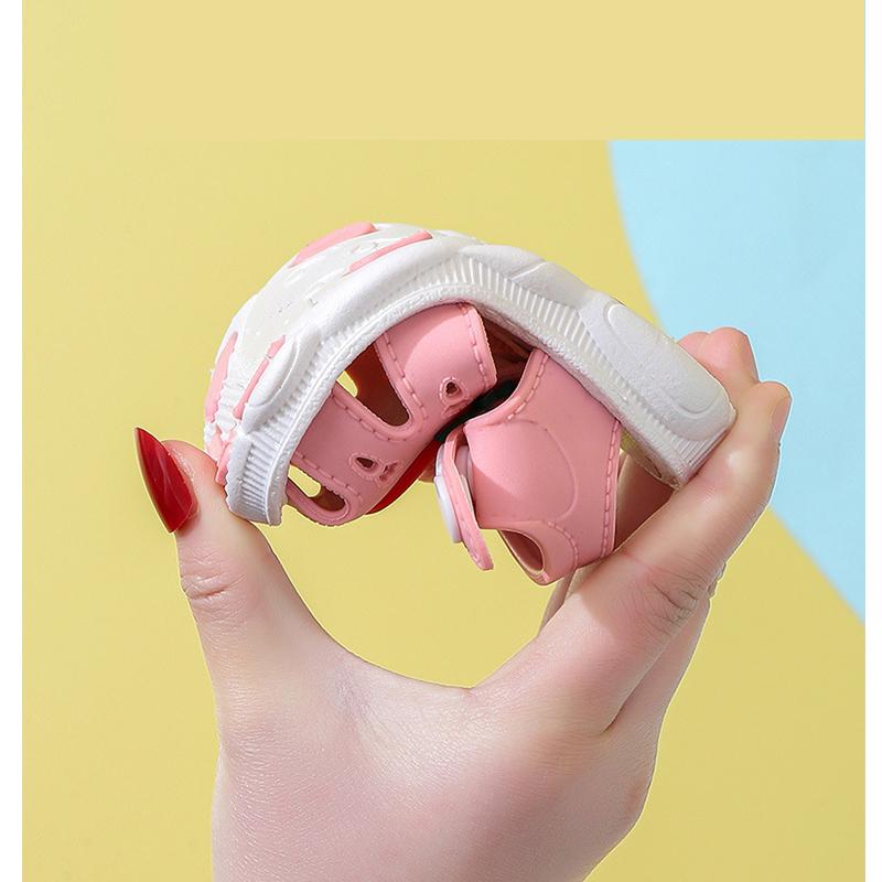 Summer Baby Sandals for Girls Strawberry Closed Toe Toddler Infant Kids Princess Walker's Baby Little Girls Shoes Sandals Size 16-25