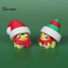Stress Relief Frog Clicker 3D Printed Christmas Clicker, Santa Hat Finger for Gift Box Relief, Push Button Fidget Toy, Xmas Party Favors Toy