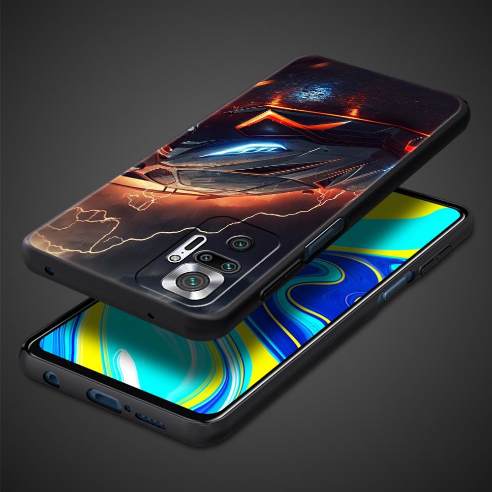 Cool Sports Car Phone Case For Xiaomi Redmi Note 14 13 5G 10 11 12 Pro Plus 4G 14C 13C 12C 10C Black Cover