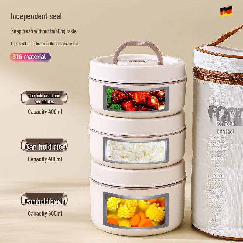 316 Stainless Steel Insulated Lunch Box