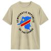 Congo Flag T Shirts for Unisex Pure Cotton Novelty TShirts Crew Neck Tee Shirt Short Sleeve Tops Summer