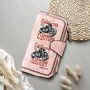 Men's Vintage Motorcycle Print Long Wallet 