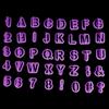Diy Alphabet Mold 40Pcs/Set Plastic Letter Number Fondant Cake Biscuit Mould