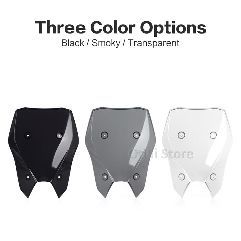 Motorcycle Acrylic Windshield WindScreen Smoke Black Transparent Screen Accessories For Kawasaki Z900 SE Z 900 2025