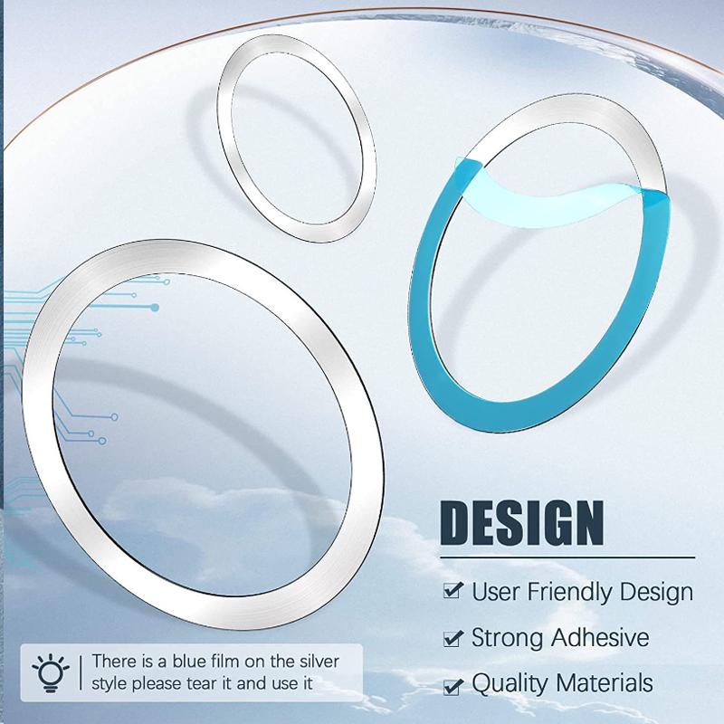 1/3/5 Stück stark haftende Metallplatte Magnetaufkleber Ladegerät magnetische Autohalterung Metallplatte universelles Handyzubehör