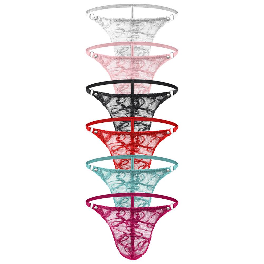 Briefs Underwear Men Enhance T-Back G-String Low Rise