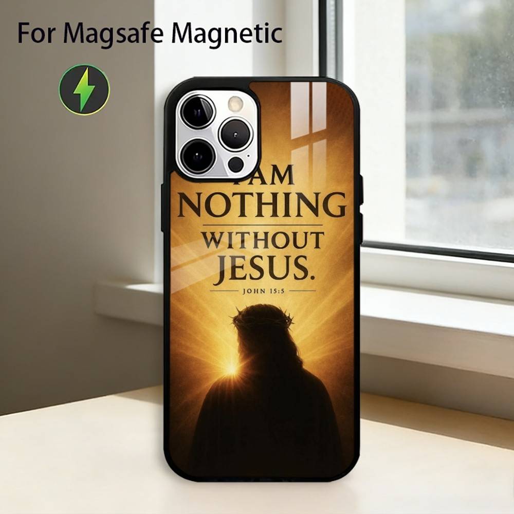 

Bible Verse Christian Q-Quote Phone Case For iPhone17,16,15,14,13,12,11 Plus,Pro Magnetic with Magsafe Wireless Charging iPhone15PROMAX