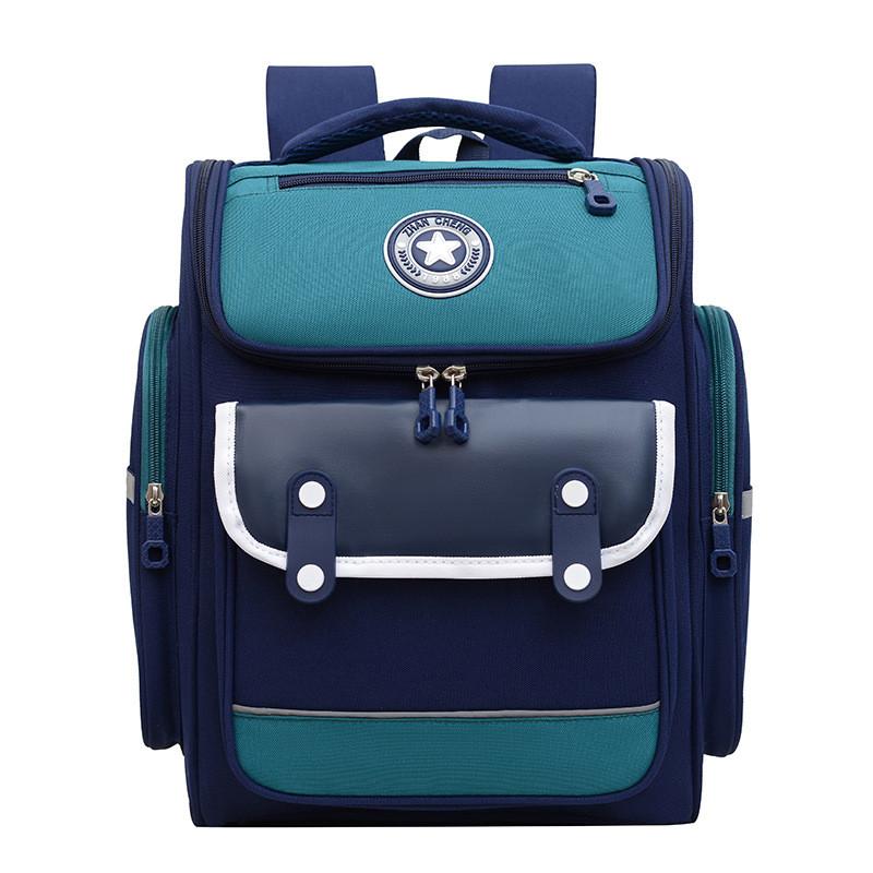 

Stylish Practical And Kids Backpack With Breathable Material And Supportive Back Design Dark Blue Green