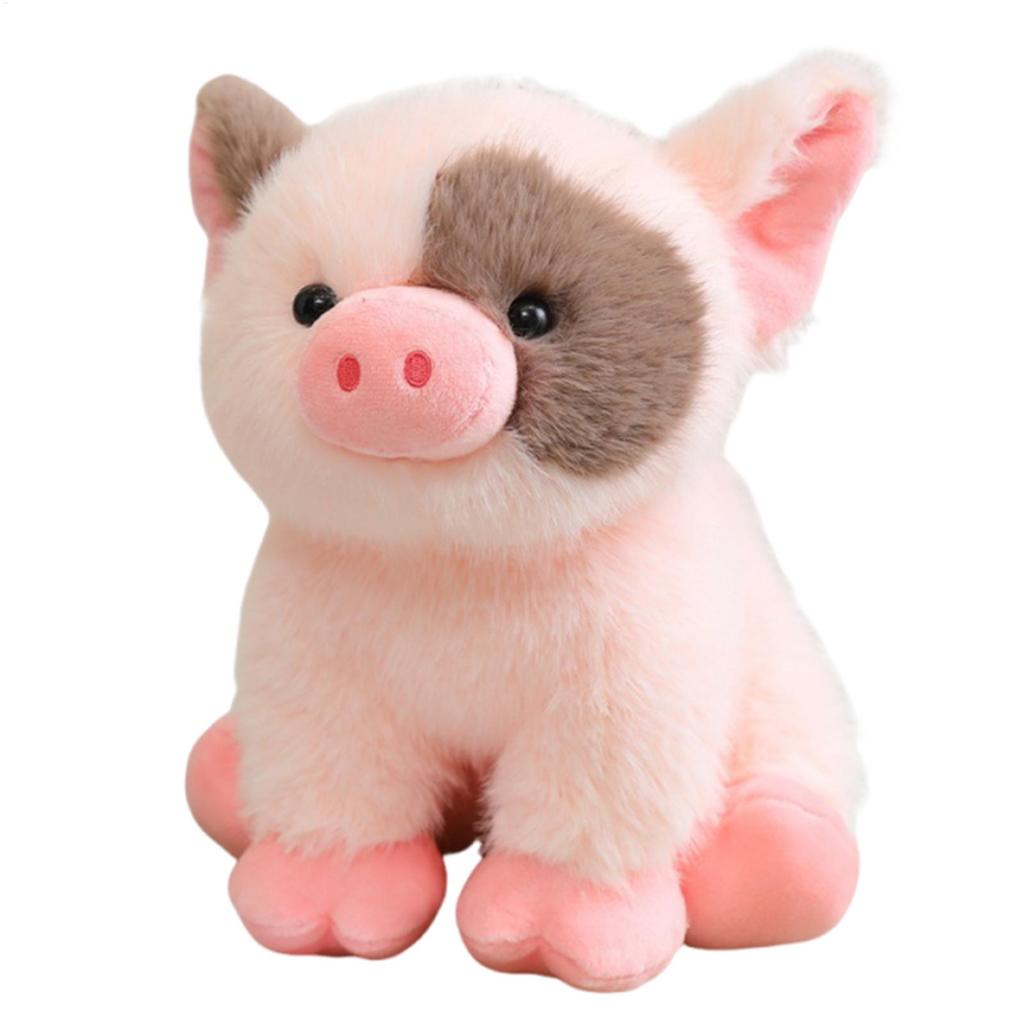 Cute Stuffed Animals Doll 8 Inch Swine Toy Cuddly Animal Throw Pillow For Baby Girls Kids Birthday Home Bedroom Sofa Car