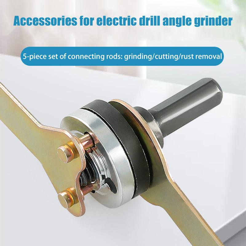 Grinding Connection Adapter 10Mm Electric Drill To Angle Grinder Connecting Rod Converter Set Power Tool For Cutting Disc