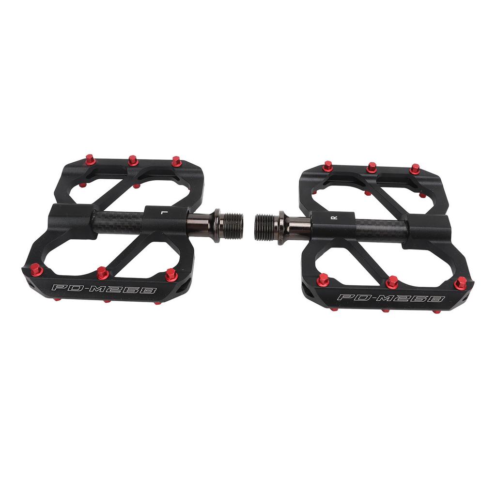 2PCS Road Bike Pedals Aluminum Alloy Anti Slip Lightweight Flat Pedals for Mountain Bike