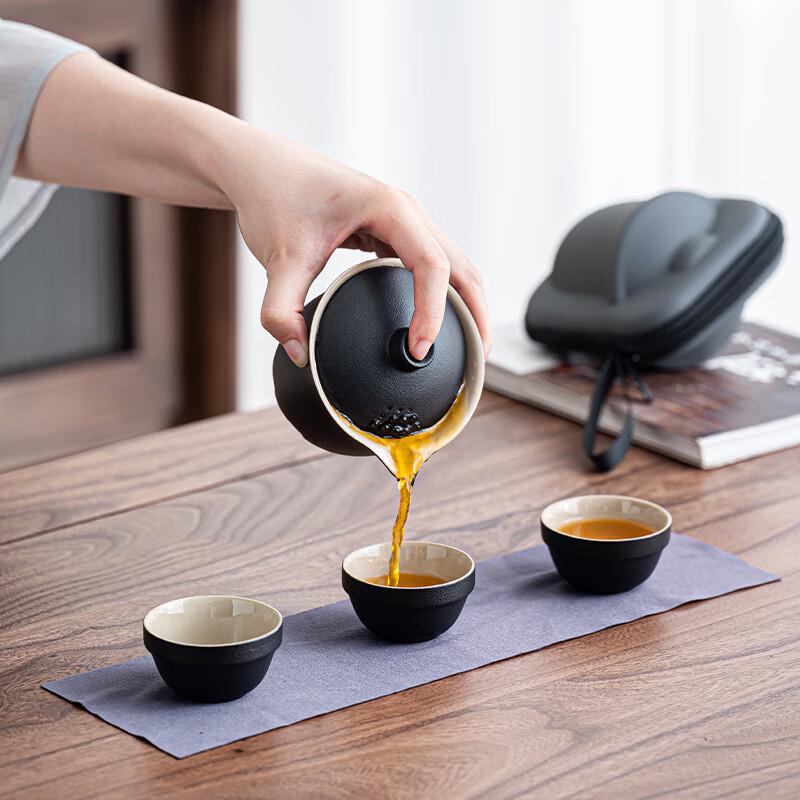 Portable Ceramic Travel Tea Set