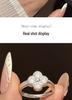 Multi-Color Four-Leaf Clover S925 Sterling Silver Ring for Women – Light Luxury, Enhances Skin Tone, High-End Feel.