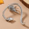 Gothic Punk Dragon Shape Earrings 2025 Trend New Design Vintage Alloy Flying Dragon Ear Cuffs Women Party Accessories