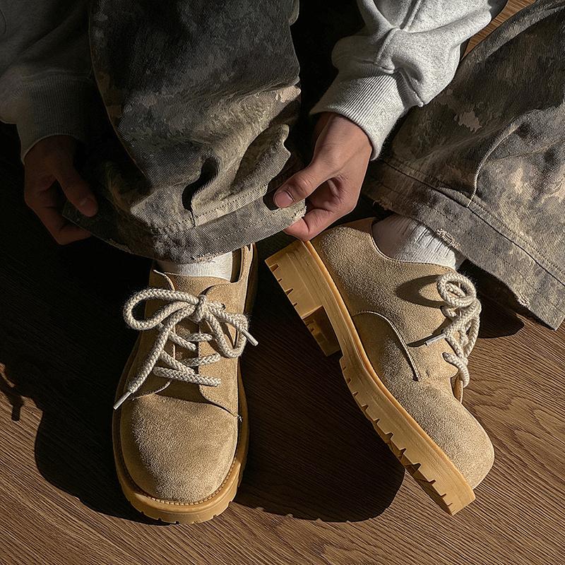 Fashion Trendy men's shoes Thick bottomed classic luxury design style Daily Fashion Party Outdoor casual adult shoes lace-up 38-46