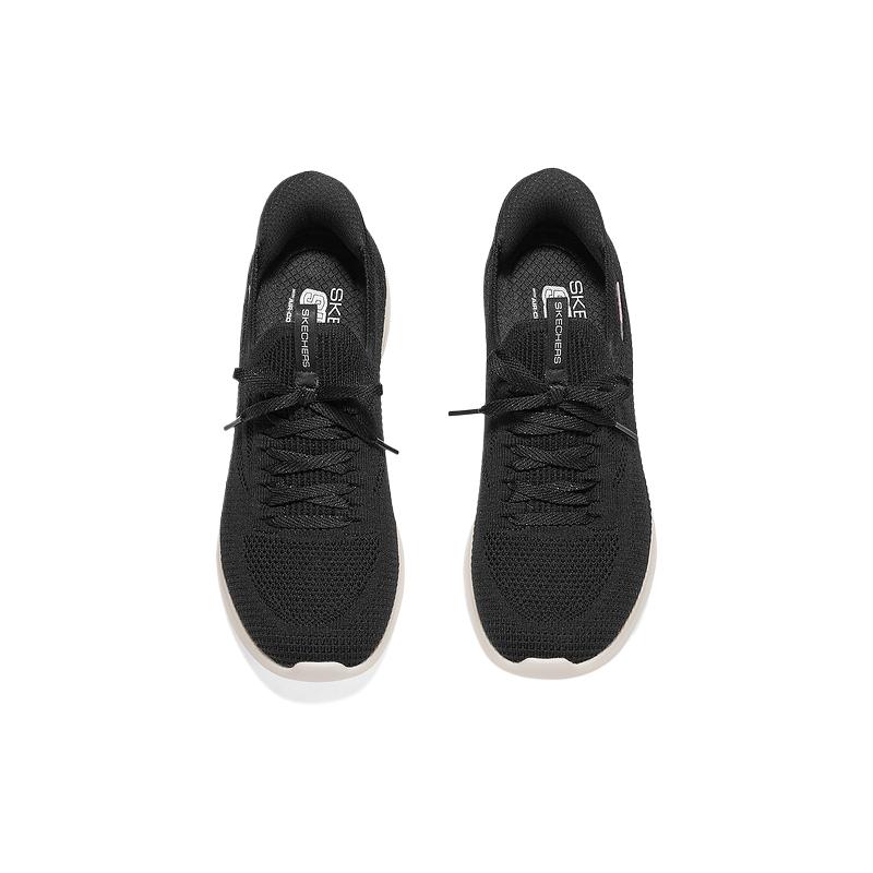 Skechers Ultra Flex 4.0 Slip-On Round Toe Low-Top Walking Shoes Women Sneakers 150801-BLK
