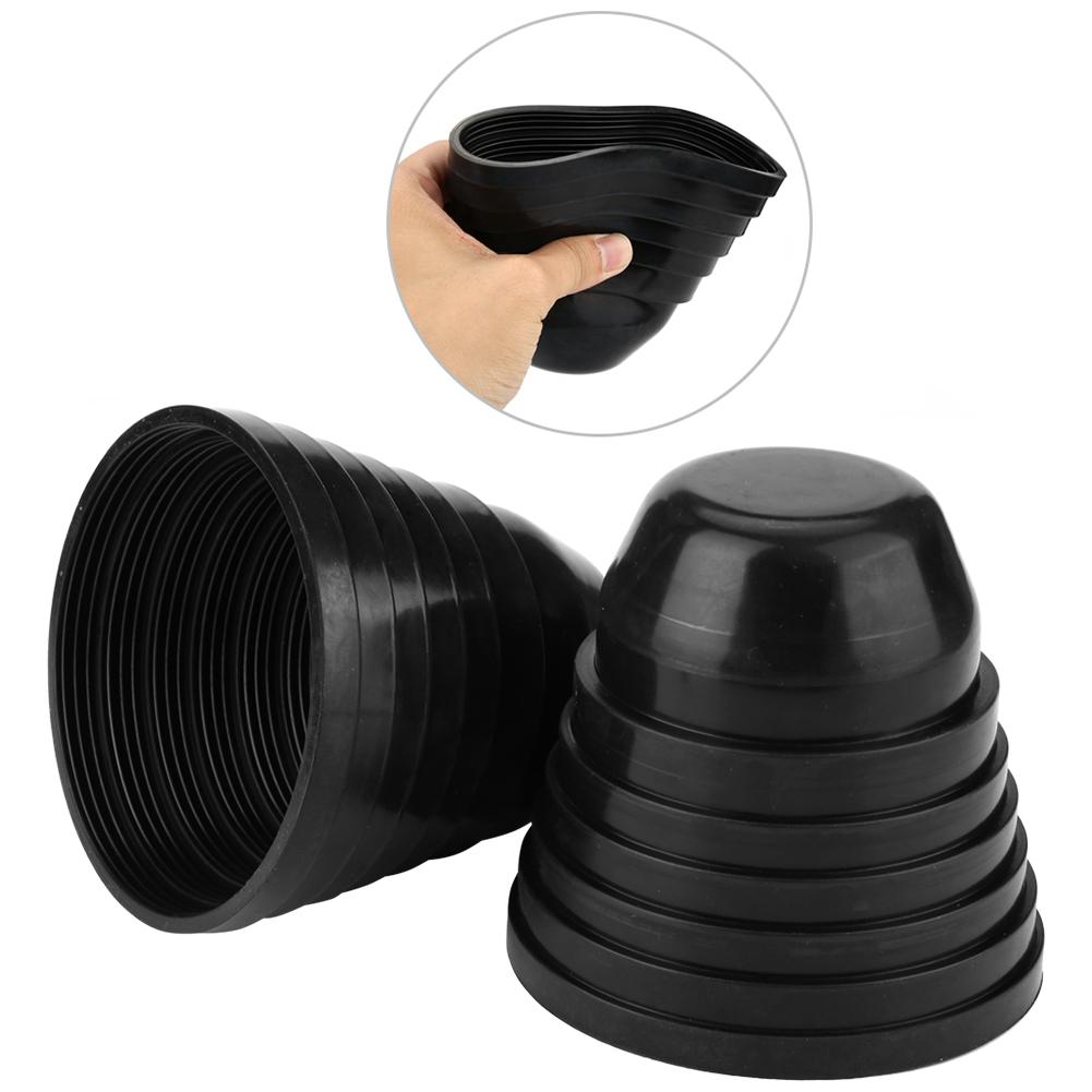 2 stk 95mm Bil LED Pære Hovedlykt Gummi Vanntett Støvtett Forseglingsdeksel