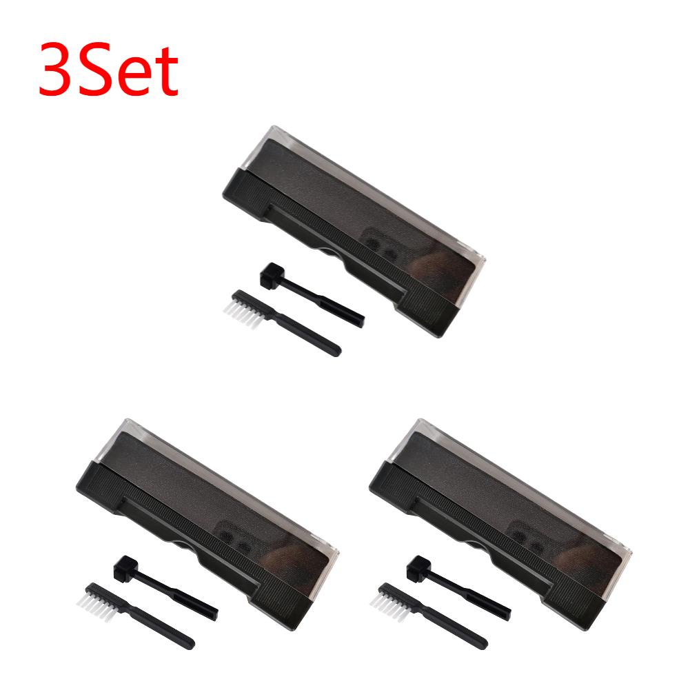 1-5Set Record Cleaning Brush Cleaner Kit 2 In 1 Vinyl Record Cleaning Brush Dust Remover Kit Cleaning Brush Set for Turntables