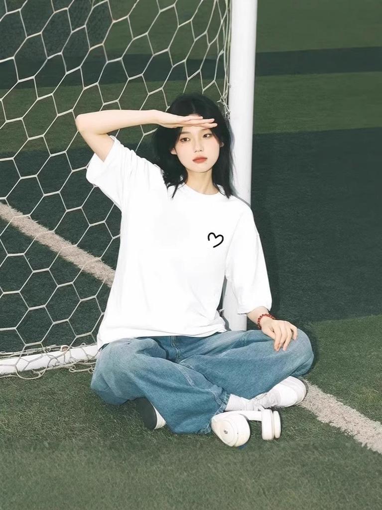Anime Cartoon Womens Short Sleeve T Shirt With Cotton Fabric For Casual Summer Wear