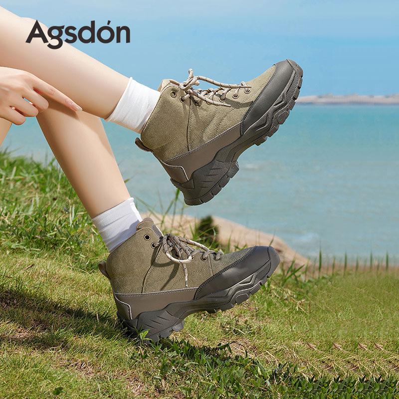 Augustine Martin Boots Women's 2025 New Summer Retro British Style Thick-soled Low-top Short Boots Outdoor Sports