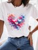 (Asian Size) Clothing T Shirt trend love style 90s Tee Top Women Fashion Female Woman Print  Short Sleeve Graphic T-shirts