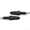 Flowing Motorcycle Motorbike Fish Bone Style Turn Signal Indicator Light