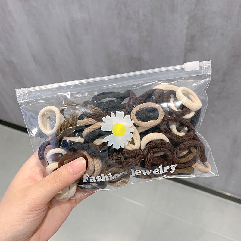 Elastic Hair Tie for Children and Women - Soft, Hair-Friendly Rubber Bands for Little Girls and Babies