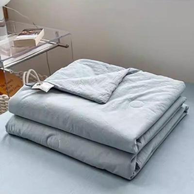 Tri-polar Washed Cotton Soybean Fiber Summer Cooling Quilt